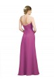 Baie sauvage Trapèze Mousseline Longue Robes demoiselle d'honneur