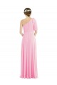 Barely Rose Trompette Mousseline Longue Robes demoiselle d'honneur