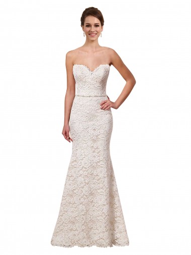Ivoire Fourreau Dentelle Robes de mariée