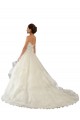 Ivoire Princesse Satiné Tulle Dentelle Robes de mariée