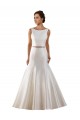 Ivoire Sirène Bateau Satiné Robes de mariée