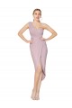 Primevère Sirène Mousseline Courte Asymétrique Robes demoiselle d'honneur / Robes de soirée / Robes de bal